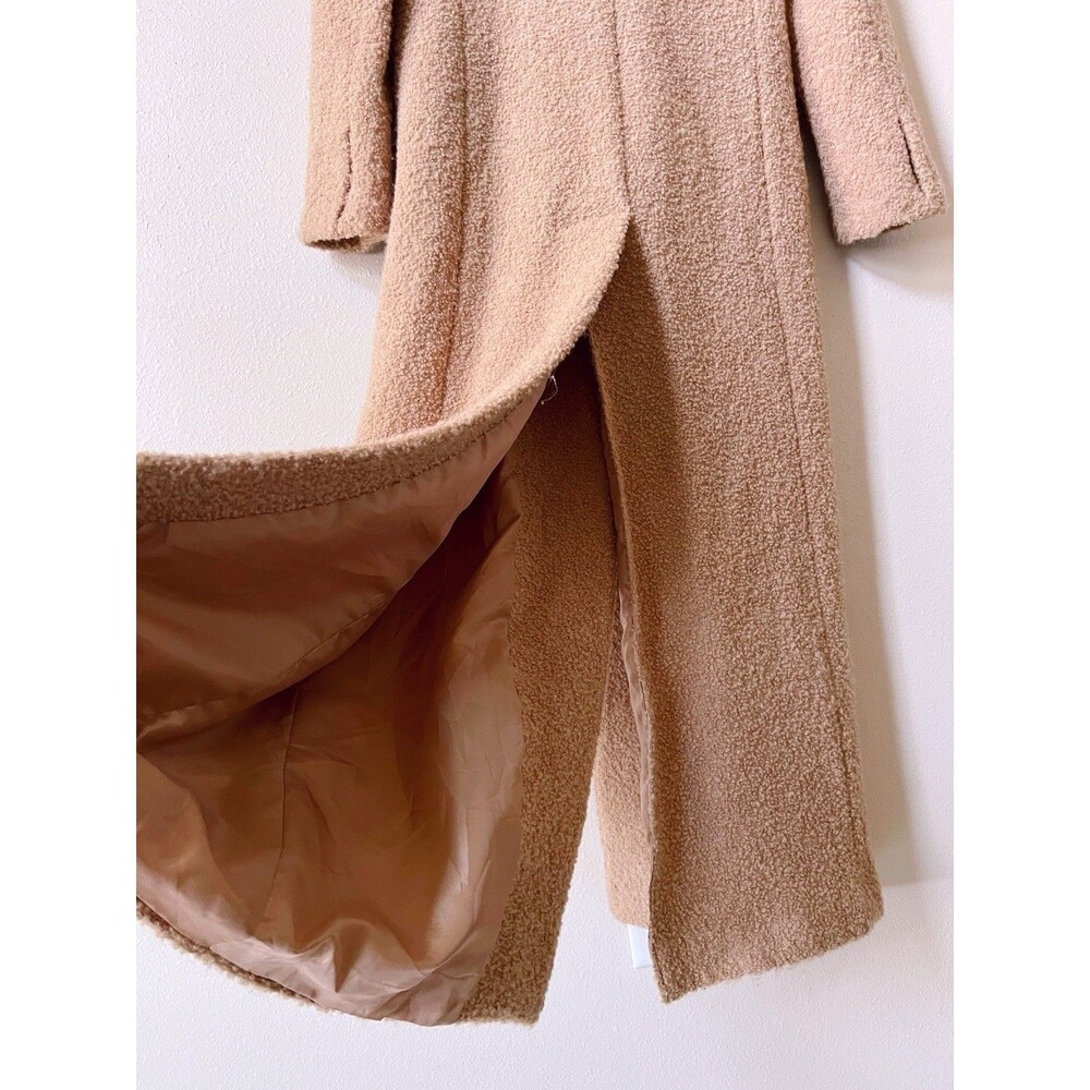 DALE DRESSIN Vintage Maxi Coat Small Curly Wool Boucle Long Duster USA - Picture 7 of 9